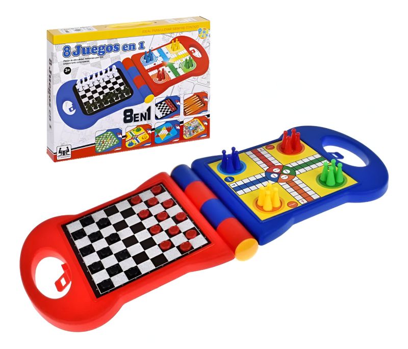 Comprar Juego De Mesa Estrategia Astucia 8 En 1 en Electroshopy